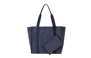 The_navy and striped Flyknit tote bag